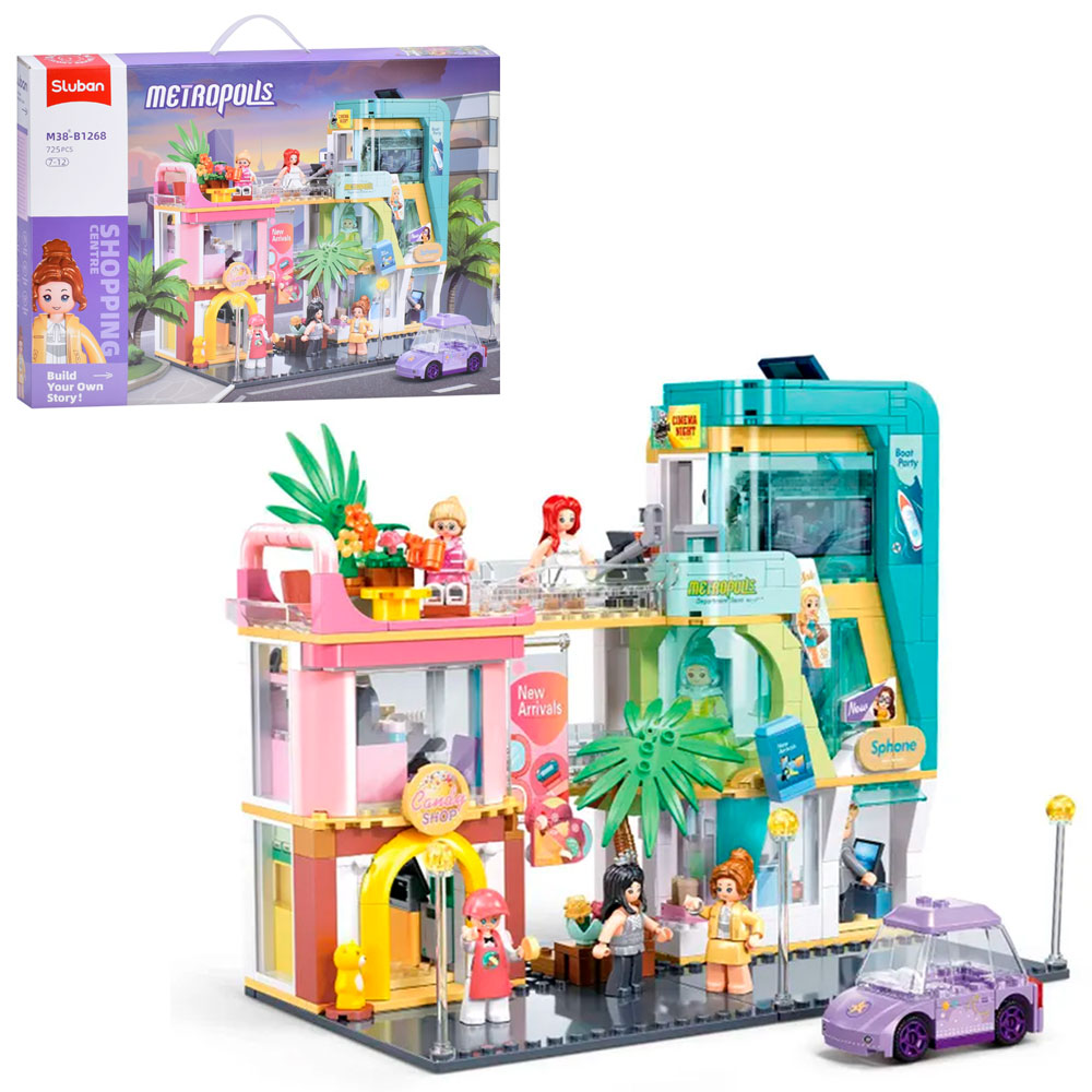 Конструктор SLUBAN M38-B1268 "Metropolis": Магазин промислових товарів, 754 дет.