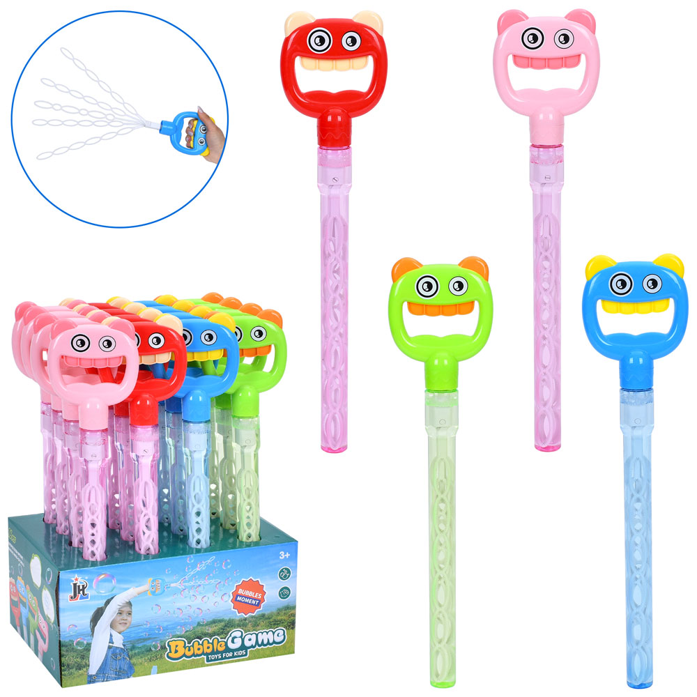 Мильні бульбашки 107 меч, 16 шт. (4 кольори) в диспл., 31-44-19 см.