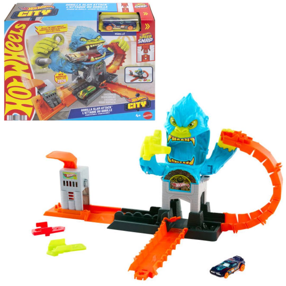 Ігровий набір "Атака лютої горили" Hot Wheels