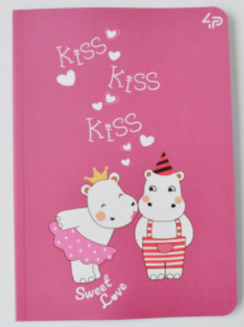Блокнот TM Profiplan "Sweet love note" hippos, А5 904358	