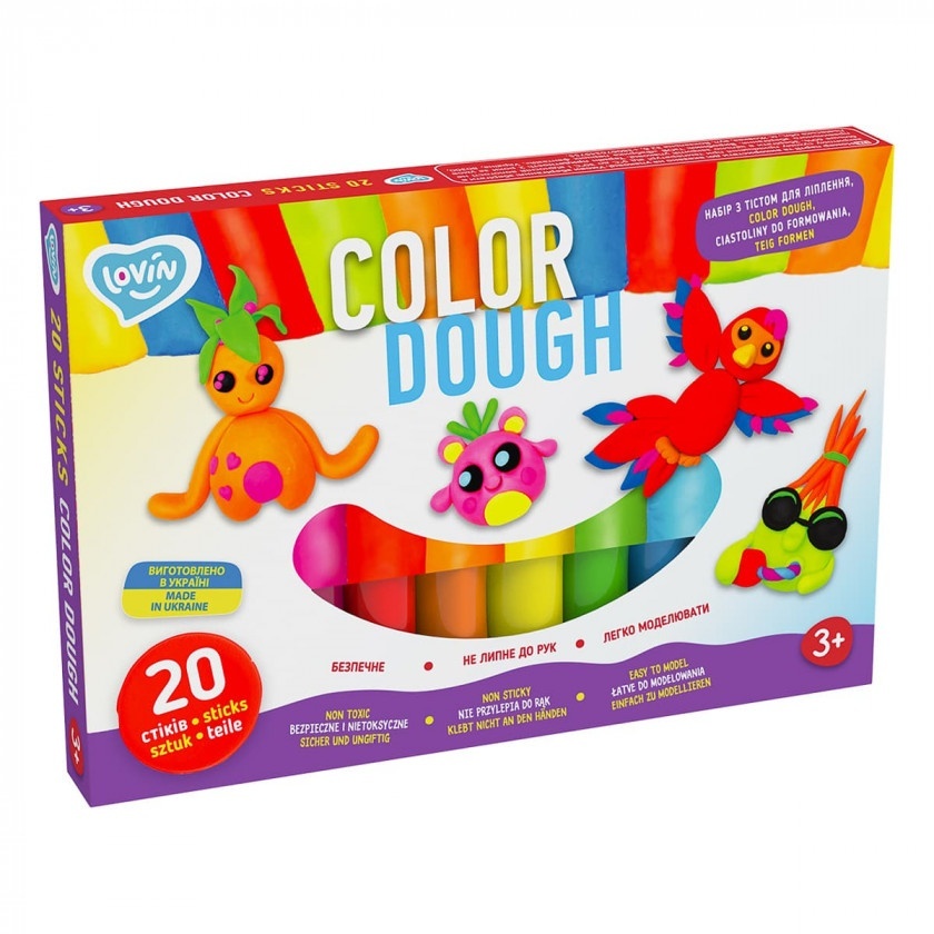 20 stick Color Dough TM Lovin Набір для ліплення з тістом