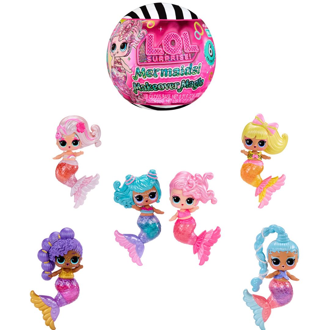 Ігровий набір з лялькою L.O.L. SURPRISE! серії "Mermaids! Makeover Magic" – МИЛІ РУСАЛОНЬКИ (в ас.)