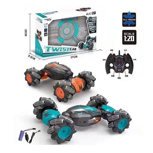 Машинка YJ-059-1 радіокер.2,4G, акум., 1:20, трюкова, USB, 2 кольори, кор., 37-25-8,5см.