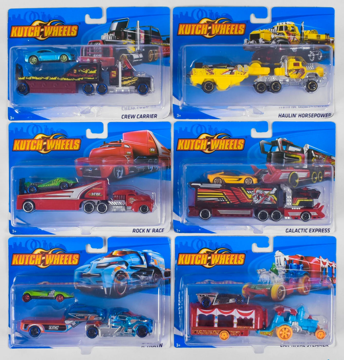 Трейлер з машинкою T-P 868-1 6 видів, металопластик, на аркуші