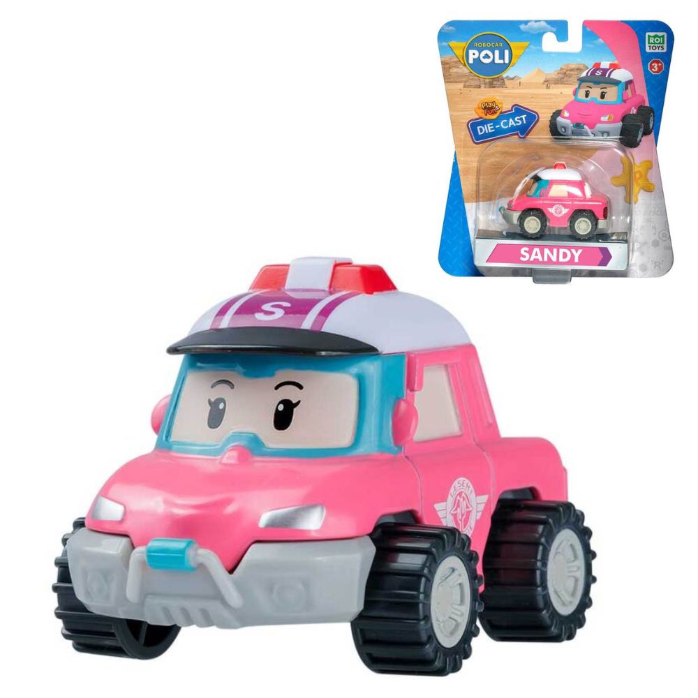 Металева колекційна машинка Робокар Сенді DIE CAST