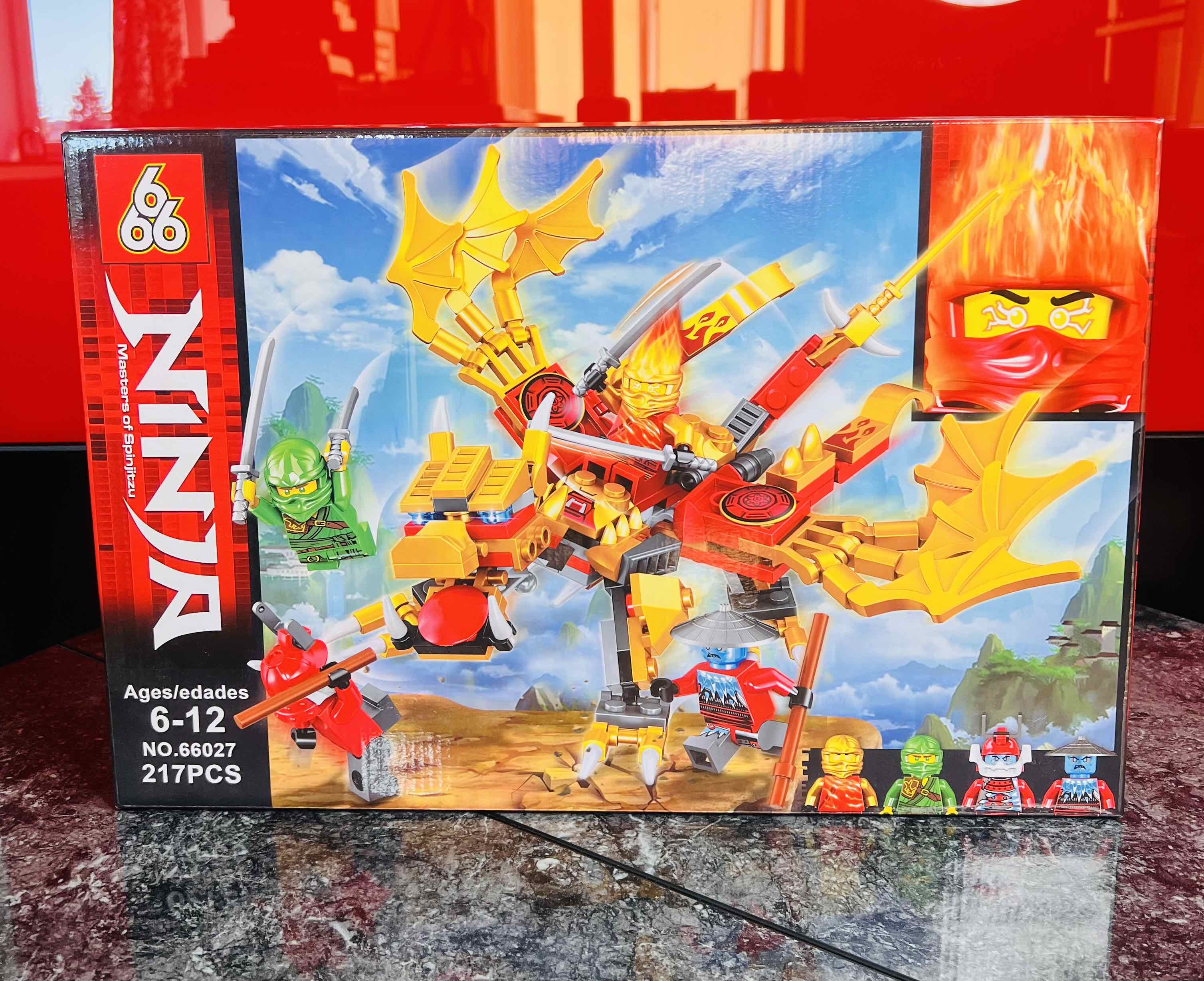Конструктор 66027 Ніндзяго 217 елементів, в коробці