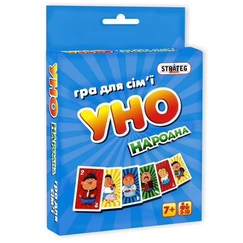 Гра 7014 (укр.) "Уно народна", в кор-ці 13,5см-9см-2,5см