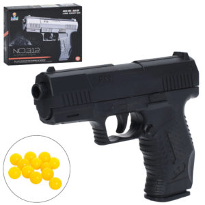 Пістолет 312 пластикові кулі, в кор-ці, 15,5-12,5-3см