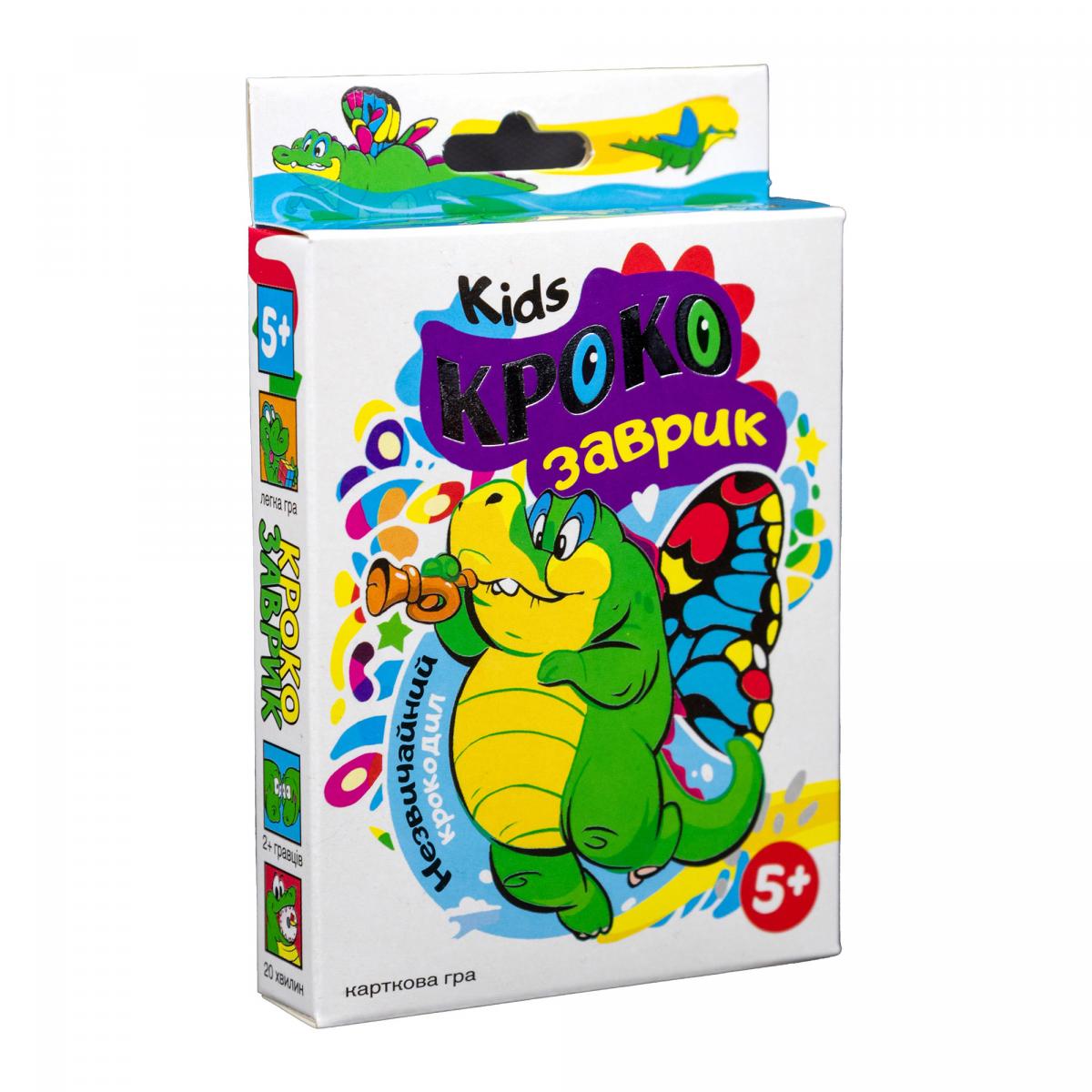 Карткова гра 30969 (укр) "Крокозаврик", в кор-ці 14-9,3-2,2 см 