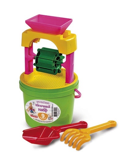 Пісочний набір (9 пр.) 0439 Юніка