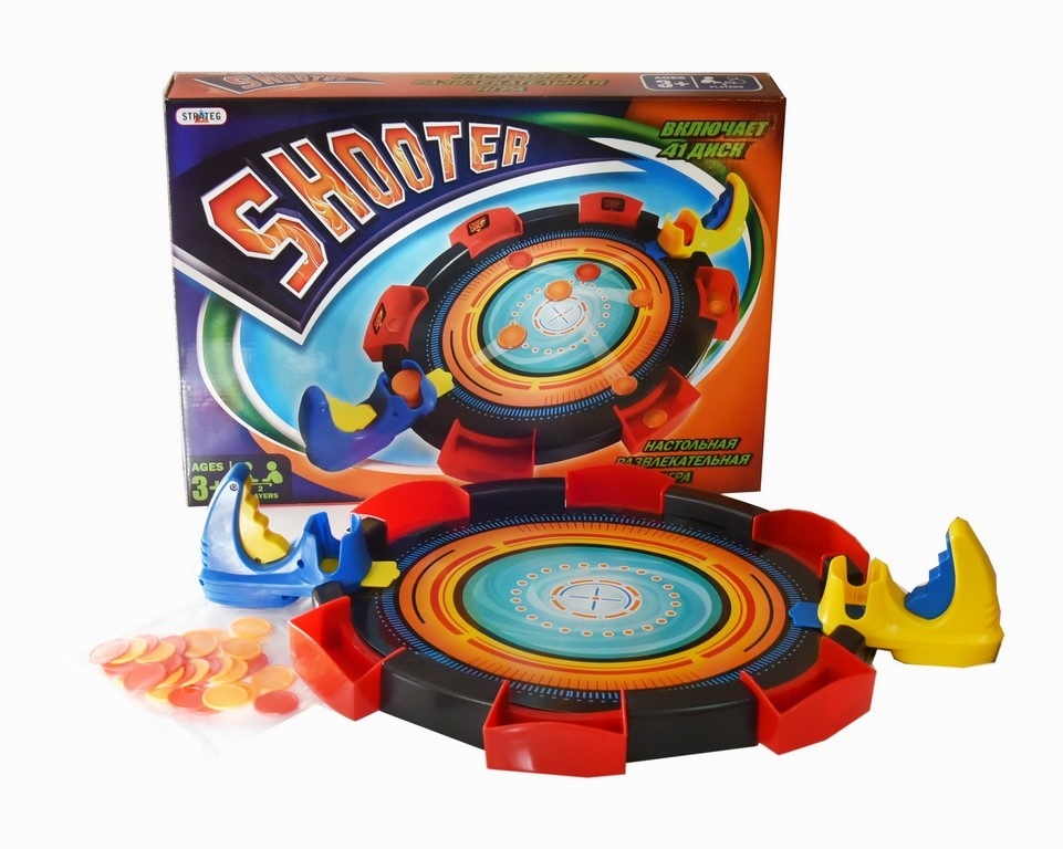 Настільна розважальна гра 8000 (рос.) "SHOOTER", в кор-ці 40-27,5-6,5 см