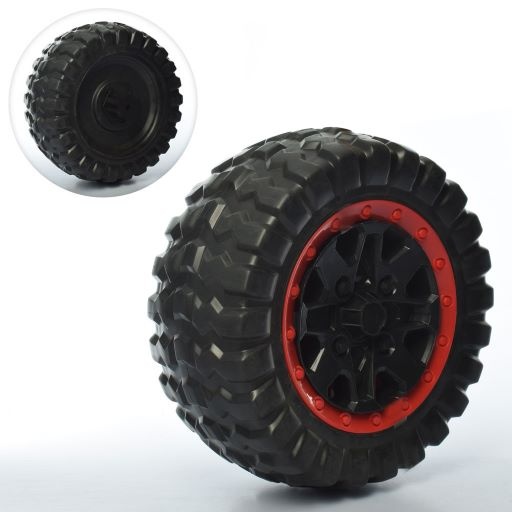 Колесо M 3804-R-EVA-WHEEL заднє для джипа M 3804, EVA, діам.34см., ширина 15см.