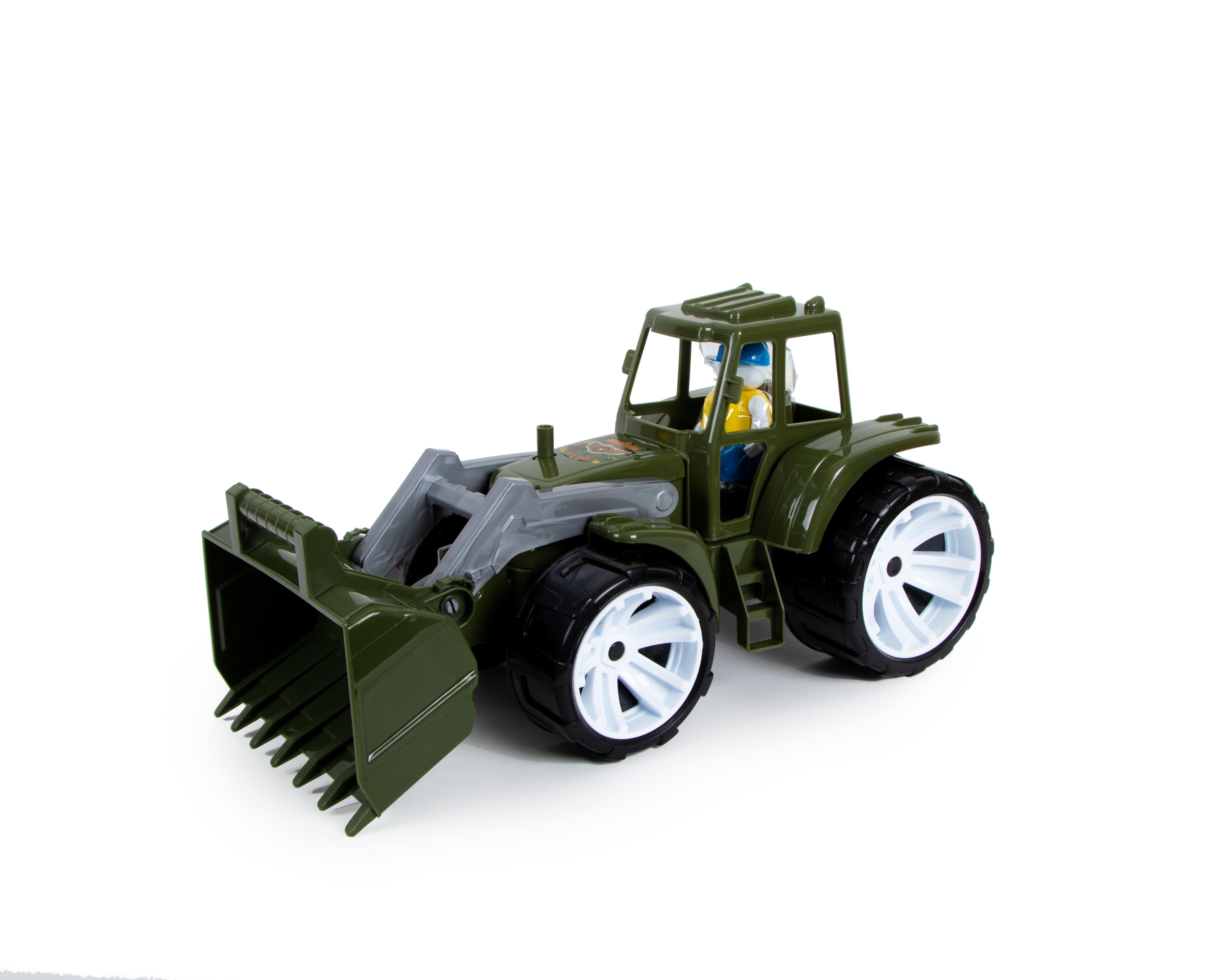 Іграшка дитяча "Трактор BAMS 1 ківш" вiйськовий BAMSIC, арт.007/19 Бамсик