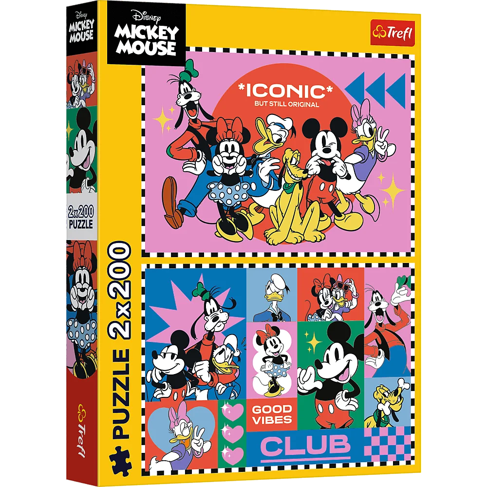 33196 Trefl Пазли "2x200" Mickey&friends Час з друзями