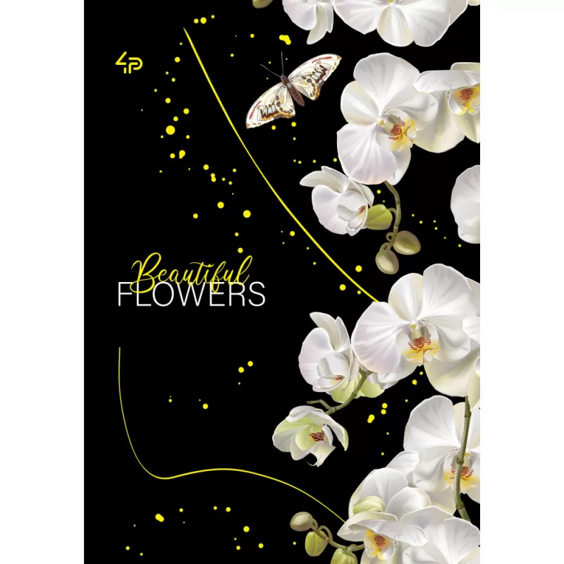 Блокнот TM 4Profi "Spring flowers" orchid, А5
