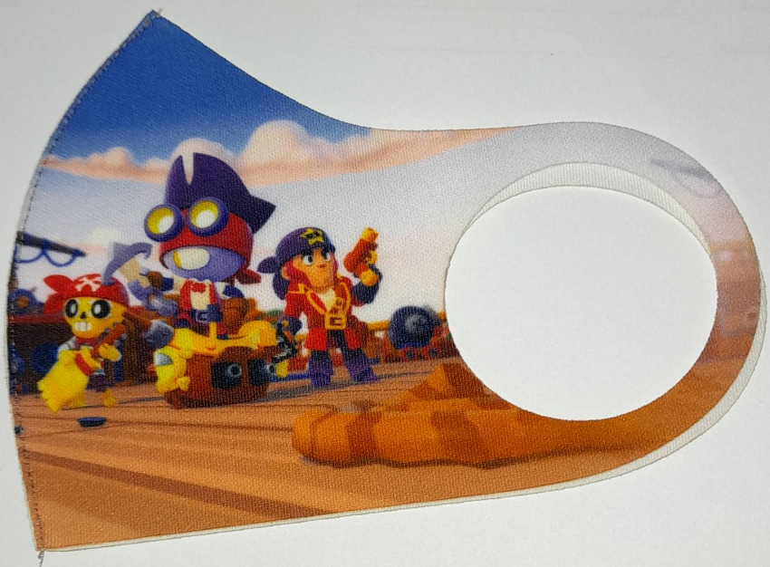 Маска Pitta Print S Brawl Stars Story Пиратский Новы Год																						