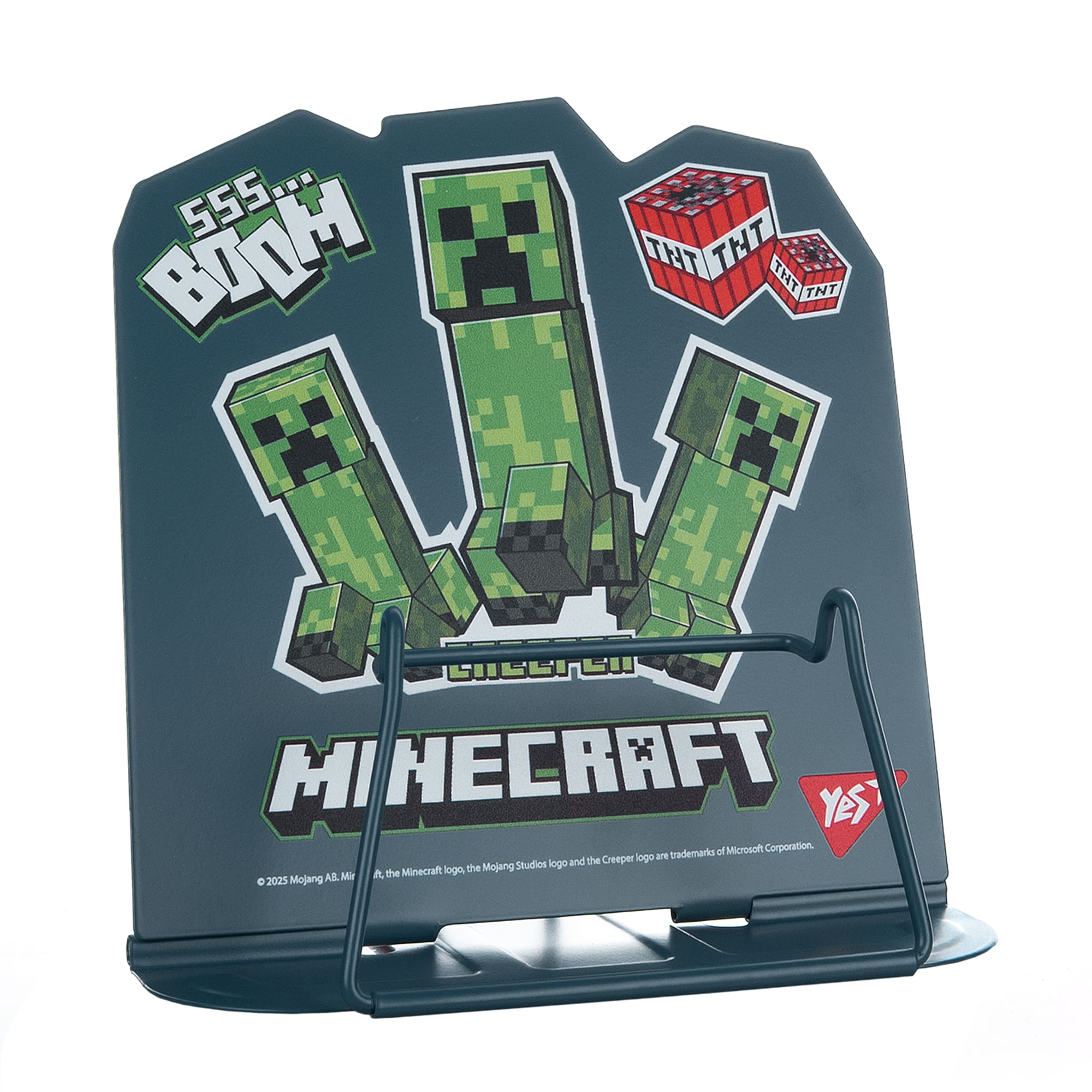 Підставка для книг фігурна Yes "Minecraft.Creeper", метал