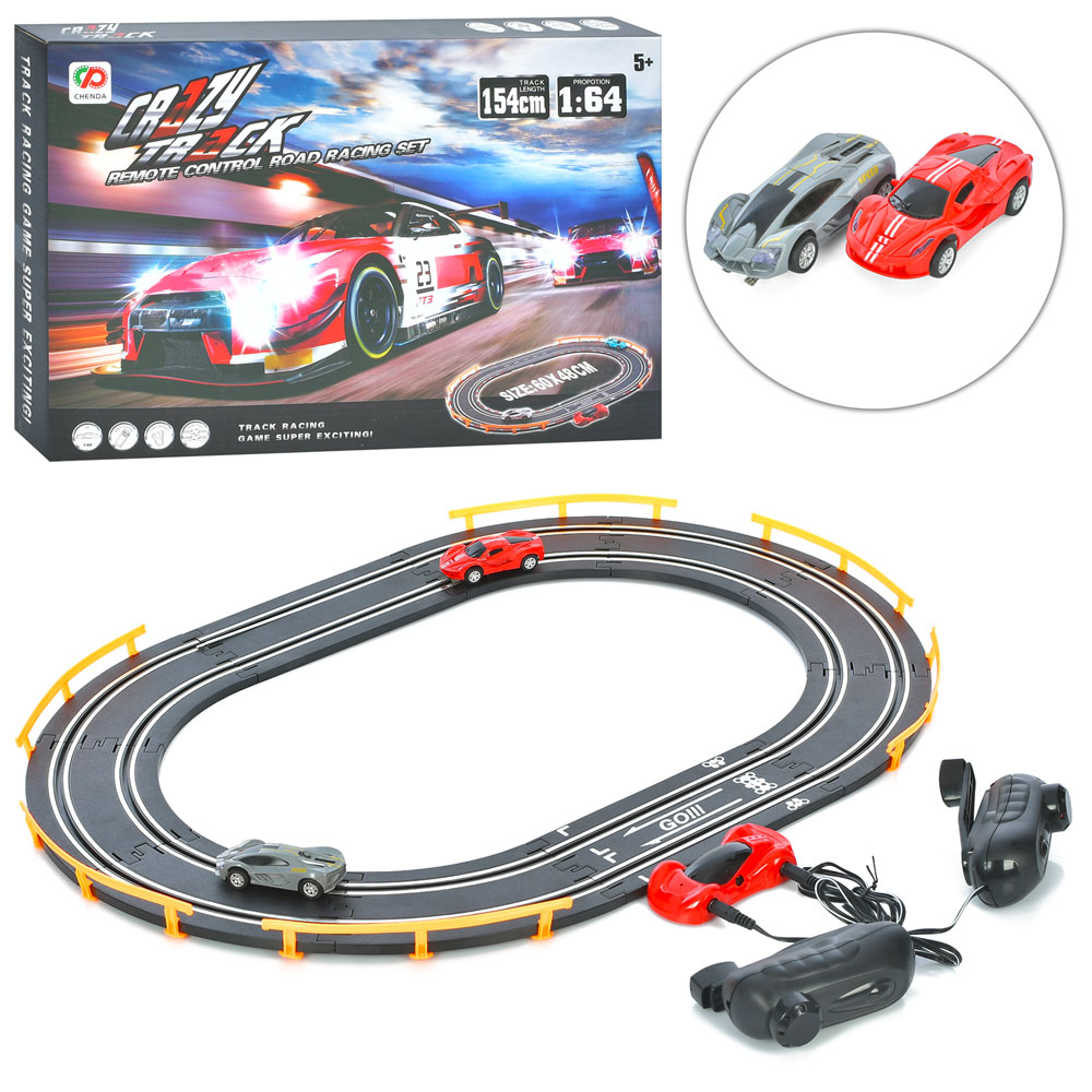 Трек 9018B 1:64, ручний генератор, машинка 2 шт., кор., 38,5-26-4,5 см.