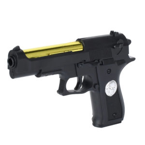 Пістолет M92 пластикові кулі, метал+пластик, у пакеті, 18-25-3см