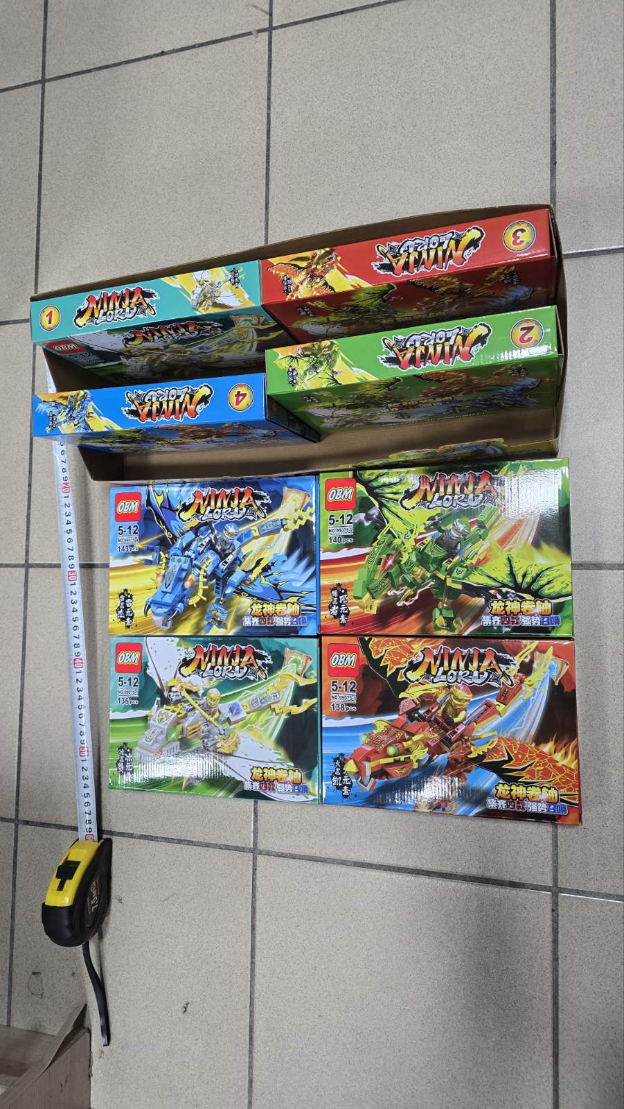 Конструктор 99075 Ninja Lord, 136-143 деталей, в коробці