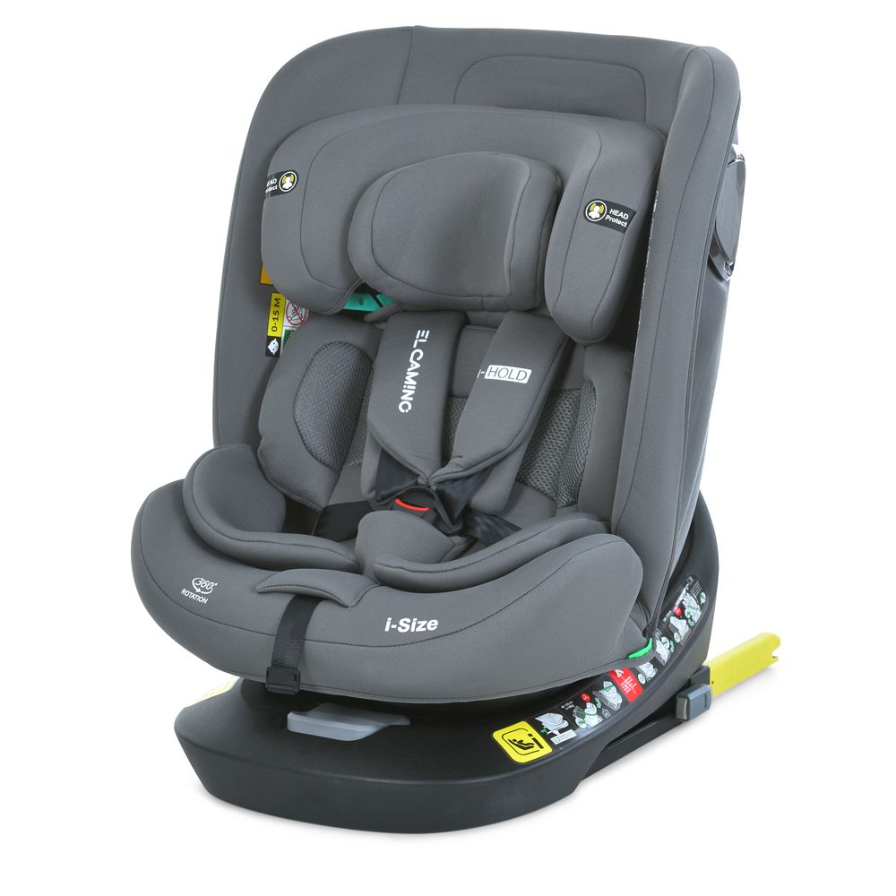 Автокрісло ME 1188 i-HOLD Shadow Gray дит.,i-SIZE R129,фаза1,2(зріст дит.40-150см),Top Tether,isofix