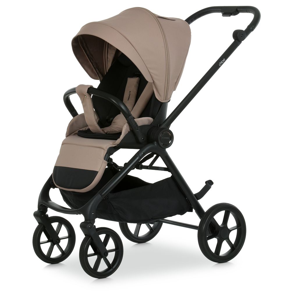 Візок дитячий ME 1191 CHLOE Nougat Beige прогулянковий,регул.ручка,регул.спинки,алюм.рама,коричневий