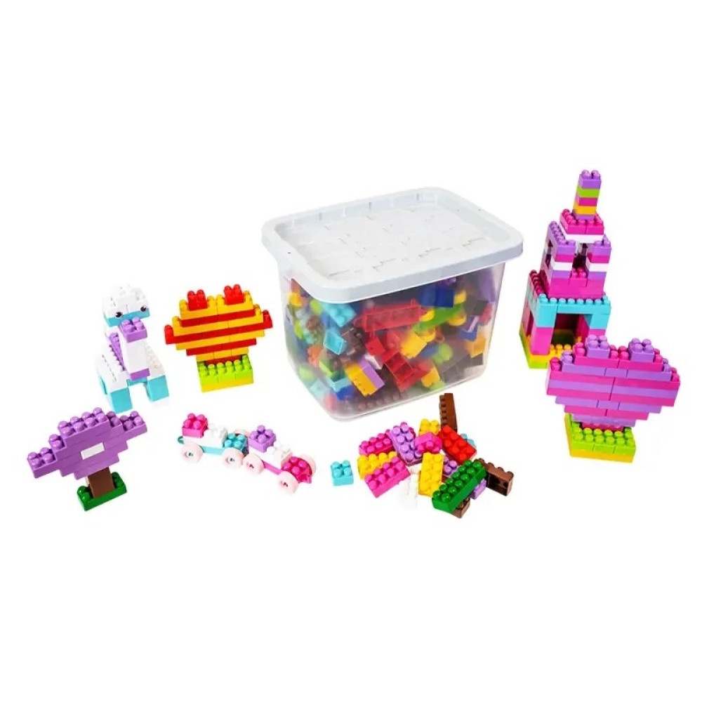 Конструктор 343 деталІ у контейнері для зберігання