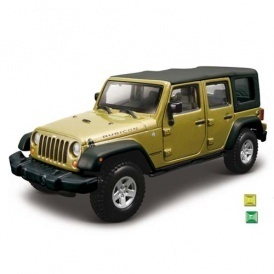 Автомодель - JEEP WRANGLER UNLIMITED RUBICON (асорті зелений металік, темно-синій 1:32)