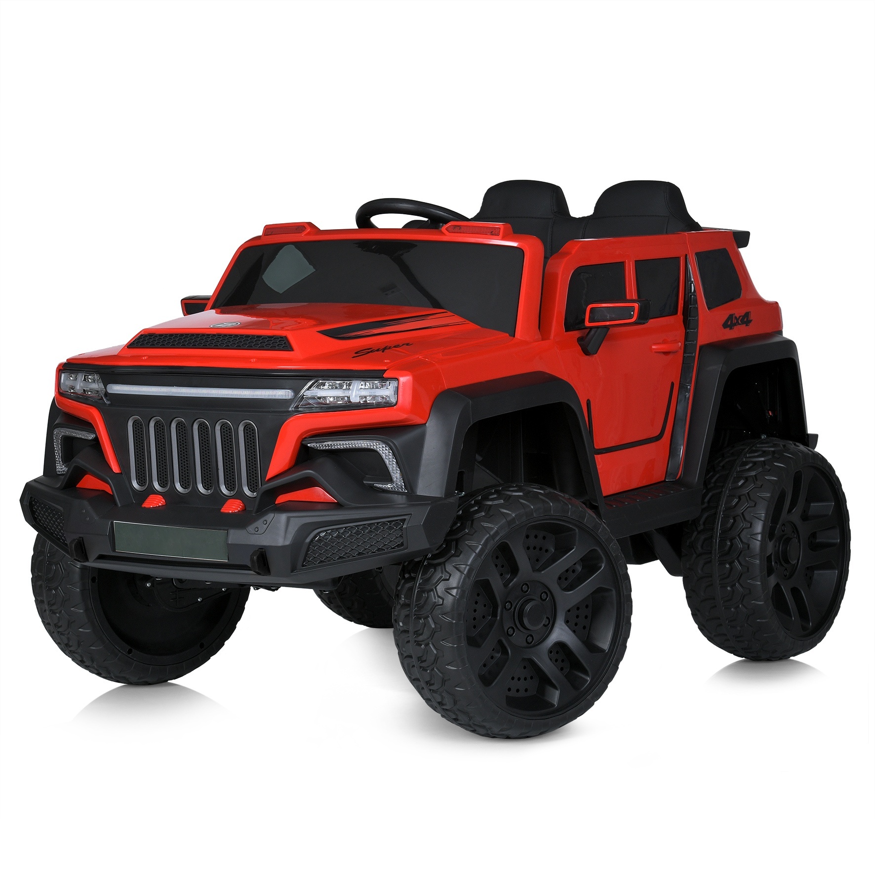 Машина M 5802EBLR-3 2,4G радіокер., 12V12A,4*45W, MP3, USB, EVA, муз., світло, шкіра, червоний.