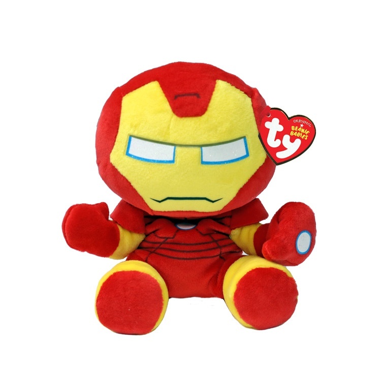 Дитяча іграшка м’яконабивна TY Marvel "Залізна людина" 15 см, 44005