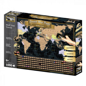 Пазли 3D 62010 Карта світу, 68,6-51см., 1000дет., кор., 37,5-27,5-5см.