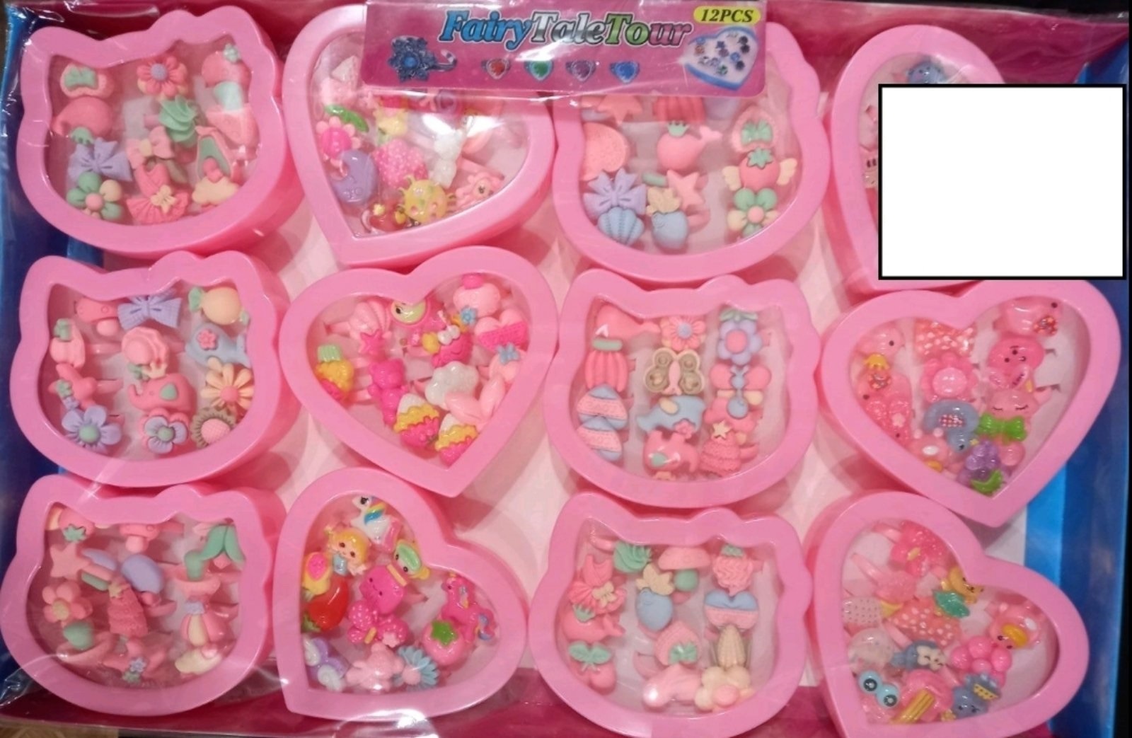 5414 бісер і фігурки серце та Hello kitty * 36 * 12