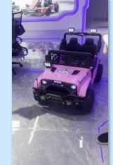 Джип M 6270EBLR-8(24V) 2,4G радіок,1*24V8AH, 2*45W, MP3, USB, TF, BT,EVA,шкіра,музика,світло,рожевий