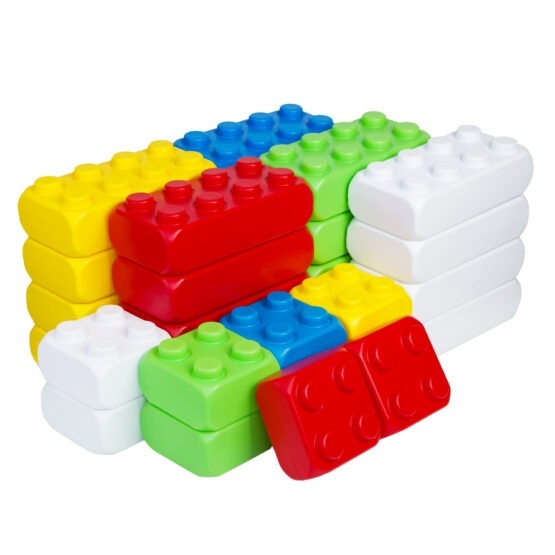 « Mega Brick Bamsic №3» арт. 115/26. Набір дитячий. Бамсик ( 4 кнопки 10 шт, 8 кнопок 20 шт)