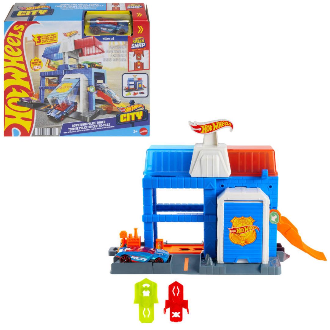 Ігровий набір "Поліцейська вежа в місті" Hot Wheels