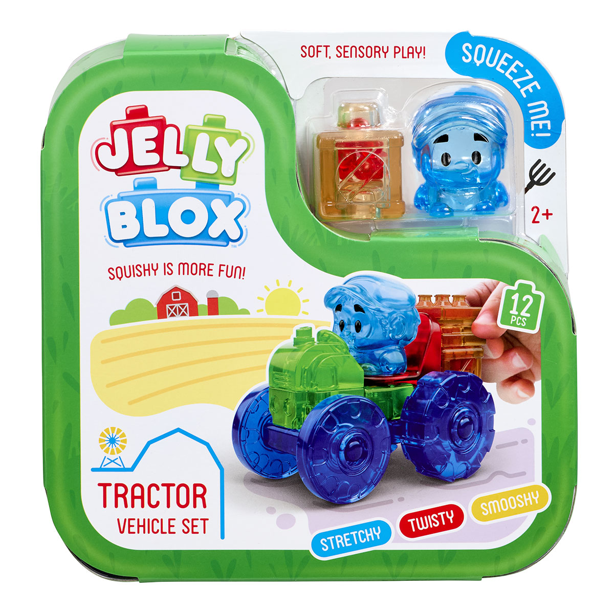 Сенсорний конструктор JELLY BLOX - БАРВИСТИЙ ТРАКТОР