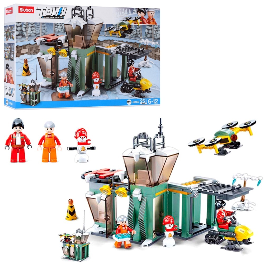 Конструктор SLUBAN M38-B0953 "Town": База, 251 дет.