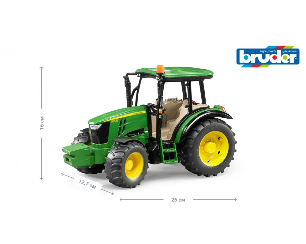 Машинка іграшкова - трактор John Deere 5115M