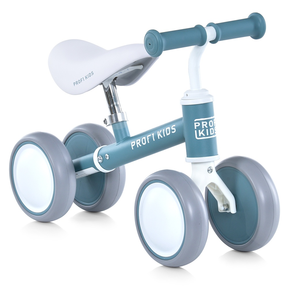 Біговел дитячий PROFI KIDS 6 д. MBB 1017-1 4 колеса EVA,сталева рама, блакитний