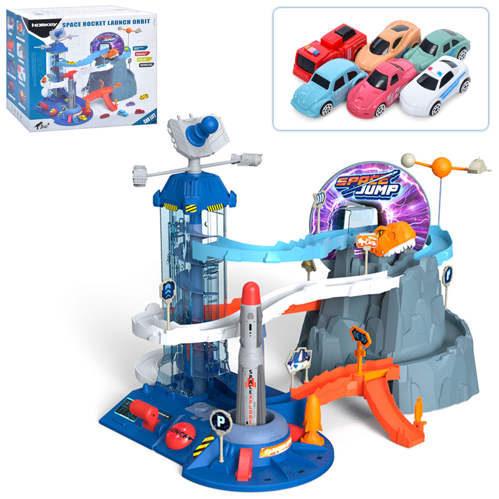 Гараж 5508A 57-35-40 см., ліфт, машинки 4 шт., кор., 39-34-22 см.