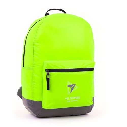 Рюкзак молодіжний YES R-03  "Ray Reflective" жовтий/сірий