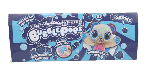 Bubble Pops М’яка іграшка "Чорничне медвежа", 2312004/8