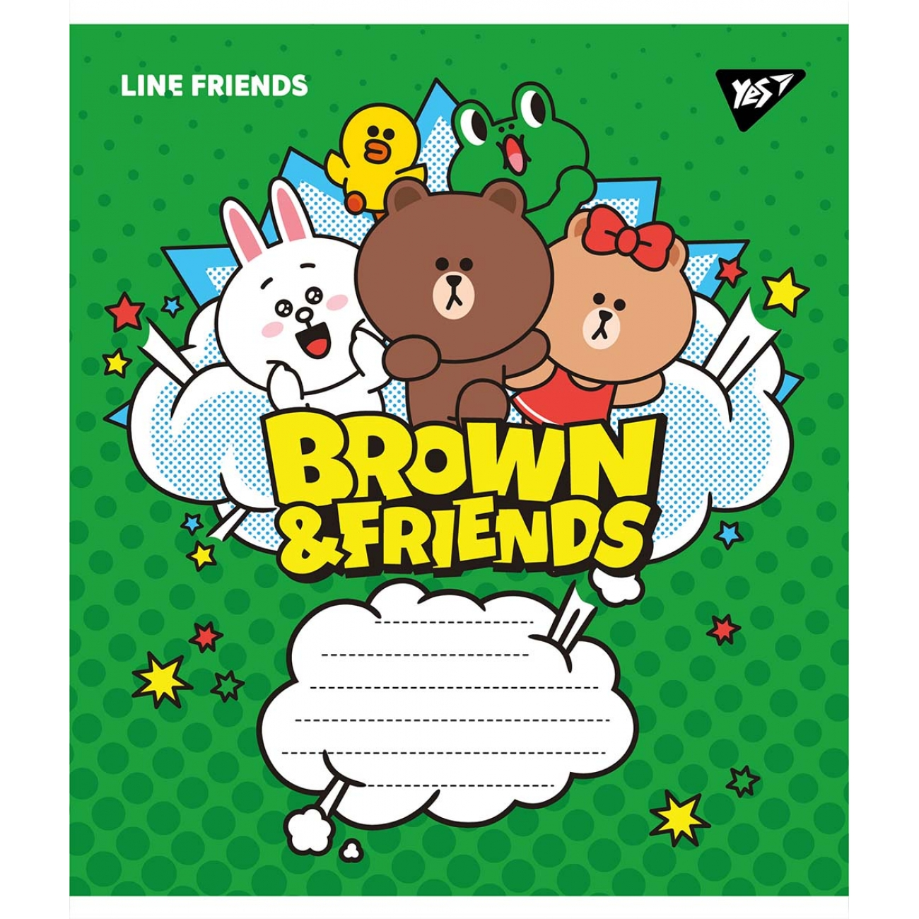 А5/12 кл. YES Line friends, зошит учнів.