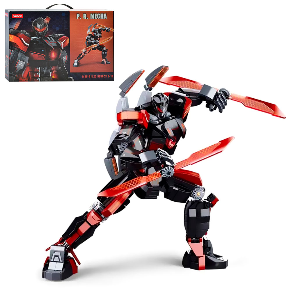 Конструктор SLUBAN M38-B1120 "P.R. Mecha": Робот, 585 дет.