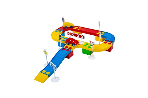 Набір дитячий «Конструктор Кольорова дорога №1 (25 шт дет) він туб, арт. 114/22 Бамсик