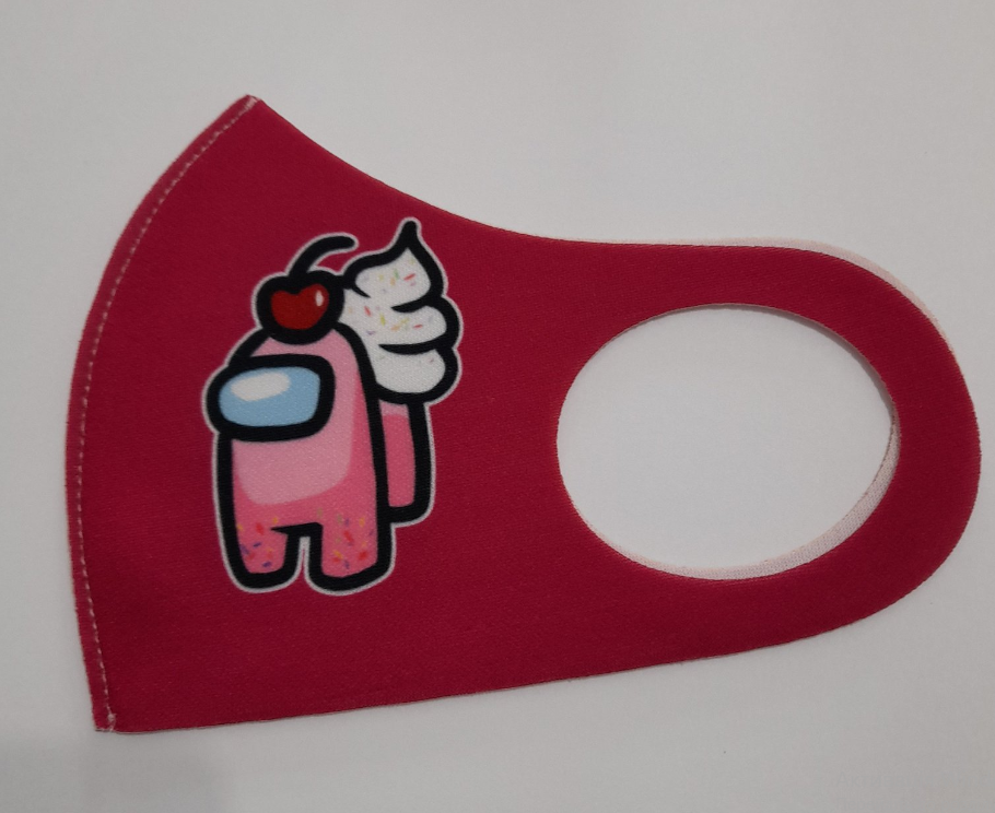 Маска Pitta Print M Among Us Pink Cherry Rose																						