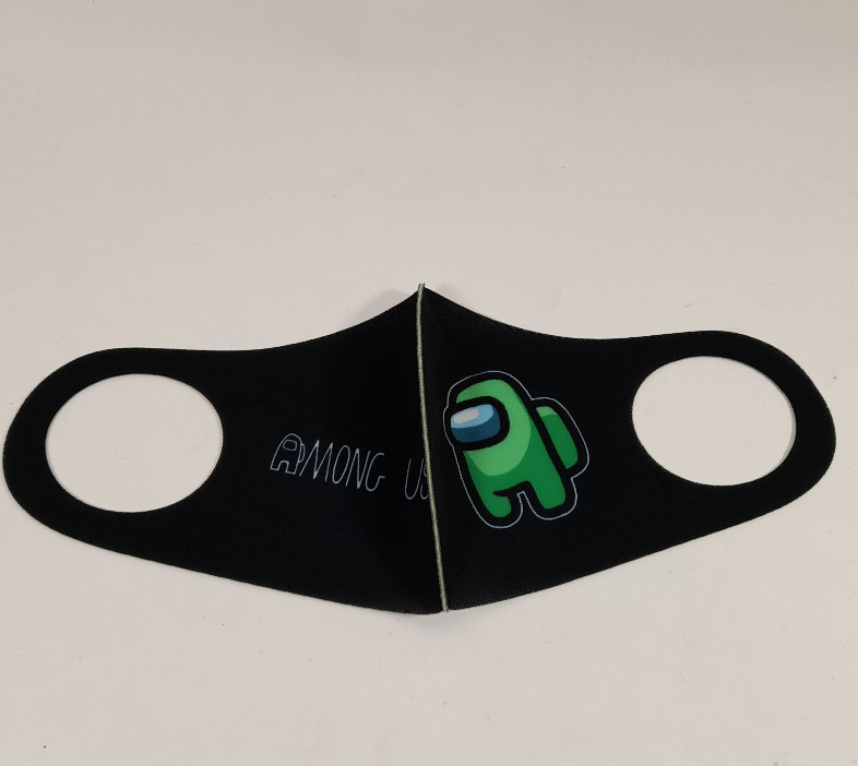 Маска Pitta Print M Among Us Green Black																						