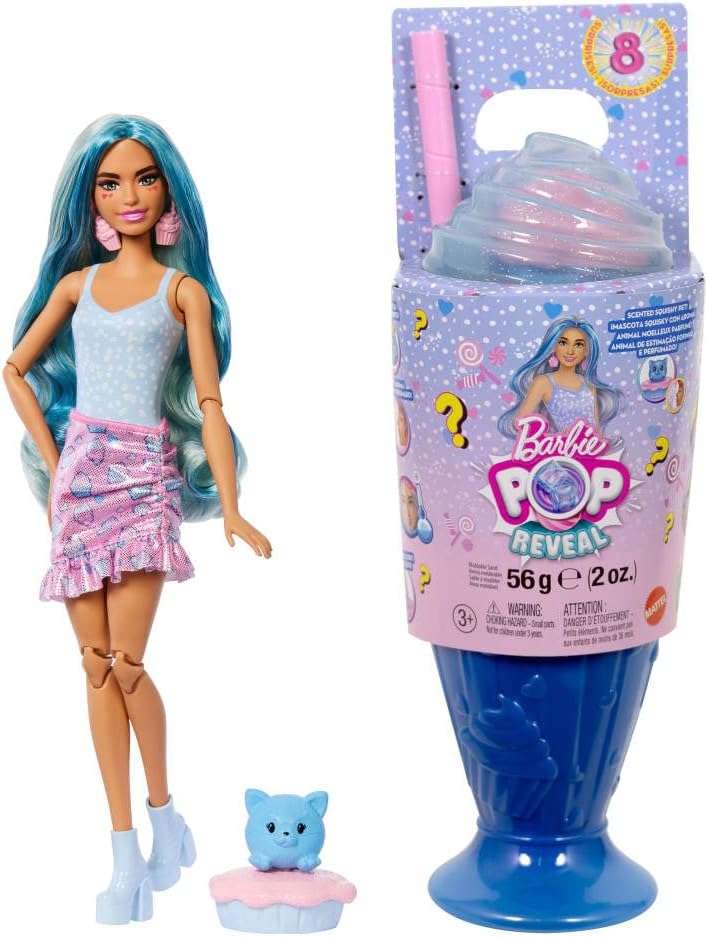 Лялька Barbie "Pop Reveal" серії "Улюблені солодощі" – блакитний мілкшейк