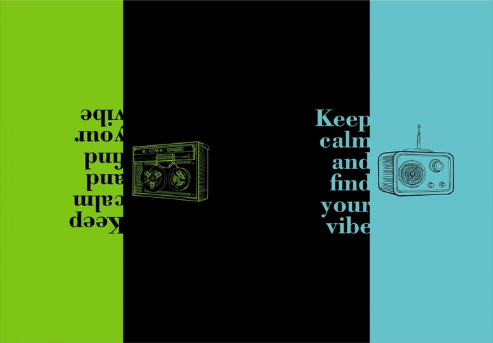 Блокнот TM 4Profi "Two in One" blue/green, A5