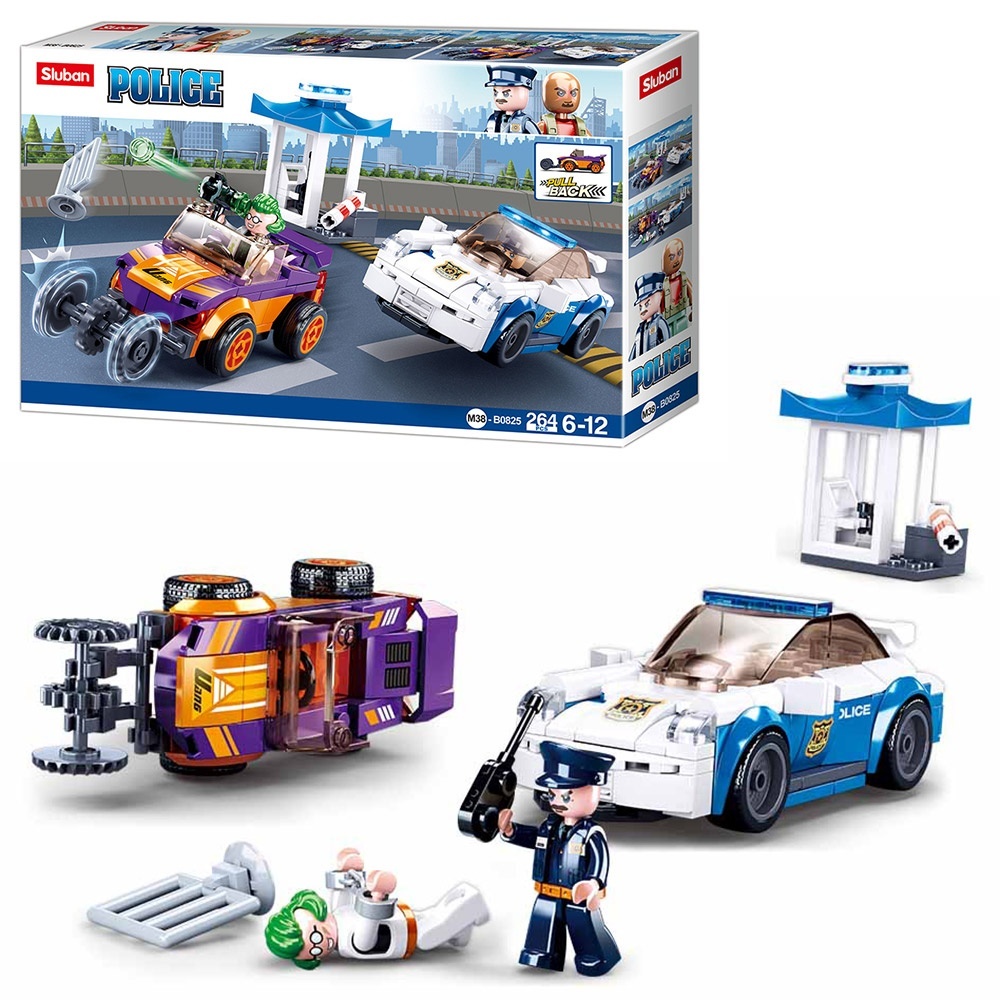 Конструктор SLUBAN M38-B0825 "Police": Погоня, 264 дет.